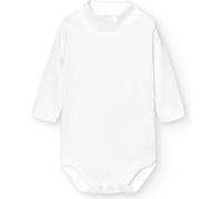 BABIDU Body de bebé de manga larga 100% algodón, body de bebé cuello cisne suave tejido transpirable hipoalergénico para pieles sensibles, ropa unisex para recién nacido niño y niña