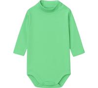 BABIDU Body de bebé de manga larga 100% algodón, body de bebé cuello cisne suave tejido transpirable hipoalergénico para pieles sensibles, ropa unisex para recién nacido niño y niña