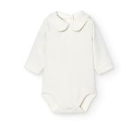 BABIDU Body de bebé de manga larga de algodón 100%, body de bebé con cuello elegante, tejido suave y transpirable hipoalergénico para pieles sensibles, ropa unisex para bebé y niña