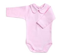 BABIDU Body de bebé de manga larga de algodón 100%, body de bebé con cuello elegante, tejido suave y transpirable hipoalergénico para pieles sensibles, ropa unisex para bebé y niña