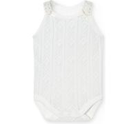 BABIDU | Body Tirante Fino Perlé - 100% Algodón Natural y Fabricado en España - Body bebé tirante fino