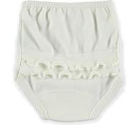 BABIDU Braguita Bebé De Punto y Volante Trasero, Cubrepañal 100% Algodón, Suave y Transpirable, Braguas Bebé Niña y Niño, Cubrepañal para Recién Nacidos, Ropa Interior Bebé, Braga Ideal Uso Diario