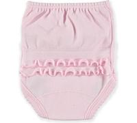 BABIDU Braguita De Punto Con Volante Trasero, Cubrepañal Bebé, Suave y Transpirable, Para Niña y Niño, 100% Algodón, Ropa Interior Para Recién Nacidos, Uso Diario