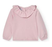 Babidu | Camiseta Cuello Volante Manga Larga 100% Algodón - Camiseta Bebé 100% Made in Spain - Camiseta Bebé Extrasuave, máximoa Confort