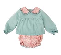 BABIDU Conjunto Bebé Niña Dos Piezas de Algodón, Diseño Suave y Transpirable, Ideal para Recién Nacido, Uso Diario