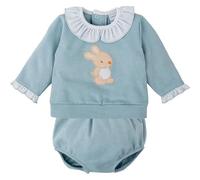BABIDU Conjunto Bebé Niña Dos Piezas de Algodón, Diseño Suave y Transpirable, Ideal para Recién Nacido, Uso Diario