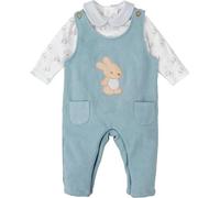 BABIDU Conjunto Bebé Niño con Peto y Camiseta de Algodón, Tejido Suave y Transpirable, Ideal para Recién Nacido o Regalo, Ropa Infantil Elegante