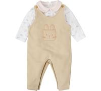 BABIDU Conjunto Bebé Niño con Peto y Camiseta de Algodón, Tejido Suave y Transpirable, Ideal para Recién Nacido o Regalo, Ropa Infantil Elegante