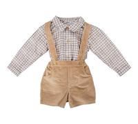 BABIDU Conjunto Bebé Niño Dos Piezas de Algodón, Diseño Suave y Transpirable, Ideal para Recién Nacido, Uso Diario