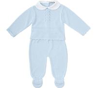 BABIDU Conjunto para Bebé con Camiseta de Manga Larga y Polaina a Juego, Cuello Camisero y Estampado Dulce, Ideal para los Primeros Meses con Máxima Comodidad