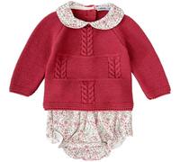 BABIDU Conjunto Punto Bebé Niña Dos Piezas, Tejido Suave y Cálido, Ideal para Recién Nacido, Comodidad y Estilo para el Día a Día