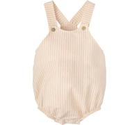 BABIDU Pelele Aura Sin Mangas con Tirantes Cruzados y Botones, Diseño Fresco de Rayas para Primavera Verano, Cierre a Presión Inferior, Ropa Bebé Unisex Cómoda y Ligera para Uso Diario