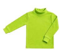 BABIDU Punt NOU Camiseta Térmica Infantil Semicisne Perchada Manga Larga | Color verde Peter Pan, talla 8 años: tejido elástico que no aprieta. Para el día a día en invierno.