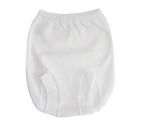 BABIDU Ranita Bebé Cubrepañal Algodón Blanco Suave con Goma en Cintura y Piernas, Ropa Interior Infantil para Recién Nacido y Bebé