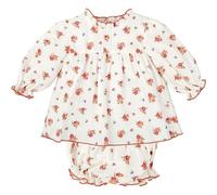 BABIDU Vestido Bebé Niña con Braguita, Algodón Suave y Ligero, Ideal para Eventos, Paseos o Regalo, Ropa Elegante para Recién Nacida