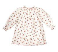 BABIDU Vestido Niña Manga Larga, Algodón Suave y Transpirable, Diseño Cómodo para el Día a Día o Eventos, Infantil