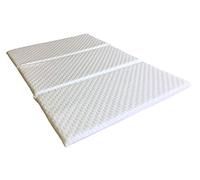 Babies Firsts Coolmax - Colchón para cuna de viaje plegable (95 x 65 x 2,5 cm) blanco blanco Talla:Mattress + Carry Bag