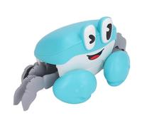 Babies Sensory Induction Crab, Light Up Music Interactive Crawling Crab Baby Toy para Cumpleaños (Blue)