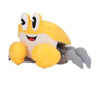 Babies Sensory Induction Crab, Light Up Music Interactive Crawling Crab Baby Toy para Cumpleaños (Yellow)