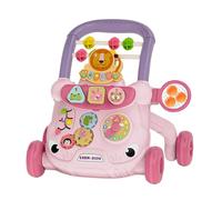 Babies Walker Stand - Entrenador de asientos de aprendizaje, Soporte de Push Infantt | Marco de altura ajustable, ayuda de rodadura multifunción, centro de juego interactivo, unidad de paso plegable