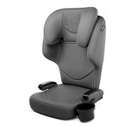 Babify Silla Coche Isofix 15-36 kg - Para Niños 3-12 Años, Reposacabezas Ajustable 12 Posiciones, Portavasos Extraíble, Plegable, Funda Lavable, Cumple R129 UE, Gris