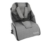 Babify trona de viaje con almacenamiento 2 en 1 - Soft Grey, 1 Unidad (Paquete de 1)