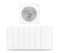 BABIQT 50 unidades M1 Classic 1 K Tag RFID Sticker S50 Tags RFID Pegatinas 13,56 MHz ISO14443A Vacío M1 Tag S50 Chip 1 pulgada redondo FM1108 1k para entrada y salida, desbloqueo de llaves