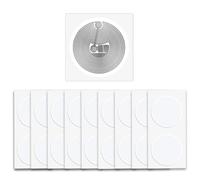 BABIQT 50x Etiqueta NFC NTAG213 25 mm (1 pulgada) Adhesivas Redondas NFC Pegatinas 144 Bytes de Memoria Chip NXP NTAG213 13.56 MHz con Compatibles con Teléfonos Inteligentes con NFC