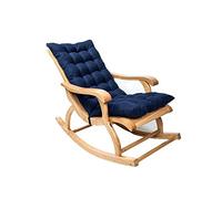 Babitotto Home - Cojín reclinable para silla mecedora de jardín, respaldo de tela de mimbre, cojín acolchado antideslizante para asiento