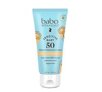 Babo Botanicals Baby Skin Spf 50 Mineral Sheer & Gentle Sunscreen Fragrance Free Lotion, 3 Fl Oz, Unscented, 3 Fluid Ounce