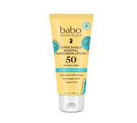 Babo Botanicals Loción Protector Solar Mineral Super Shield Spf 50, 3 Oz