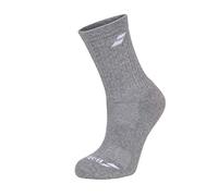 BABOLAT 3 Pairs Pack Calcetines, Unisex Adulto, White/Estate Blue/Grey, 39/42