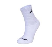 Babolat 3 Pairs Pack Calcetines, Unisex Adulto, White/White, 47/50