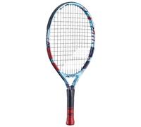 Babolat - Raqueta de Tenis Modelo Ballfighter, Talla 17", Azul/Rojo, Material Compuesto, Ideal para niños, Herramientas educativas integradas, aptas para Jugadores Que miden Menos de 95 cm