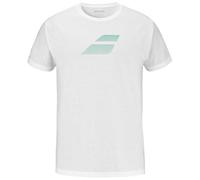 Babolat Exercise Big Flag tee Hombres Camiseta De Manga Corta Blanco