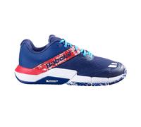 Babolat Movea 2 Men Zapatilla De Pádel Hombres - Azul Oscuro, Rojo 46,5