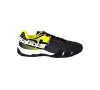 BABOLAT MOVEA Men, Zapatillas de Tenis Hombre, Black/Fluo Yellow, 42 EU