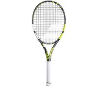 Babolat Pure Aero Team Grey Yellow White Tennis Rackets Raqueta de Tenis, Unisex, Gris Amarillo Blanco, G2 One Size