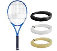 Babolat Pure Drive 30th Anniversary LTD - Raqueta de tenis (agarre de 4 3/8 pulgadas), encordada con intestino blanco de 16 g a tensión de rango medio