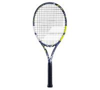 Babolat - Raqueta de Tenis EVO Aero para Adultos - Ideal para progresar - Potencia y Comodidad - Marco aerodinámico Spin Alpha - Grip 2 Agradable Syntec EVO - Marca Francesa - Gris/Amarillo