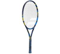 Babolat - Raqueta de Tenis Modelo Ballfighter, Talla 25", Azul y Amarillo, Material Compuesto, Ideal para niños, Herramientas educativas integradas, aptas para Jugadores de 135 cm y 145 cm