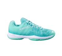 Babolat Sensa Padl Zapatilla De Pádel Mujeres - Turquesa, Blanco 41