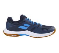 Babolat Shadow Team 2 - Zapatos de bádminton para hombre, negro/gris, ideales para bádminton, squash, tenis de mesa, voleibol, amortiguación dinámica, peso ligero, cómodo, transpirable y flexible,