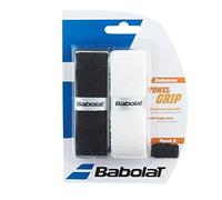 BABOLAT Towel Grip X2 Toalla, Unisex Adulto, Blanc Noir, Talla Única