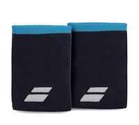 Babolat Unisexe Esponja Modelo Logo Jumbo Wristband, Talla Única, Color Azul, Absorción Rápida de la Transpiración, Ancho 10,5 cm, Diadema para la Muñeca Gimnasio Tenis Badminton Padel