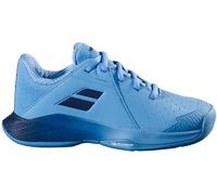 Babolat, Zapatillas de Tenis Propulse JR AC B, Talla 35.5 Color Drive Blue, Amortiguación EVA Gruesa, Suela Michelin para Agarre óptimo, Diseñadas para jóvenes competidores, EU