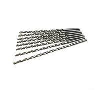 babominimer 1 broca extralarga de 300 mm, para trabajar con plástico, madera, taladro de doble ranura + vástago redondo, para troquel de acero, acero de resorte, acero blanco, acero ordinario (12 mm)