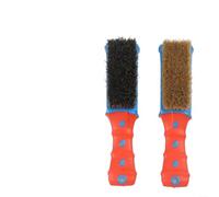 babominimer 2 cepillos de alambre resistentes para eliminación de óxido y limpieza de suciedad difícil, cerdas de acero inoxidable con mango ergonómico, herramienta de limpieza de horno y parrilla