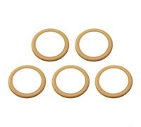 babominimer 5 anillos de pistón de goma compatibles con compresor de aire silencioso de aceite de 550 W/1100 W/1500 W, sellos de repuesto de bomba de aire altos y resistentes al desgaste para (1500 W)