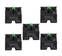 babominimer 5PCS Interruptor de palanca de mando de botón 10A 600V Normalmente abierto Negro